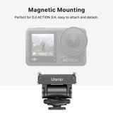  Ulanzi CA22 Cold Shoe Mount Adapter for DJI OSMO ACTION 3/4 with 1/4 Threaded Screw Adapter for Photograph Camera Magic Arm 