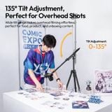  Ulanzi TH09 Versatile Boom Arm 1.34M 5KG Load Tripod with Dual Locking Mechanism for Camera Softbox Video Light Livestreaming 