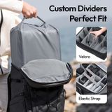  Ulanzi AB01 TAI Outdoor Camera Backpack 38L Clamshell Bag for Cameras Lenses Laptops Travel Shoulder with Laptop Tablet Sleeve 
