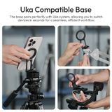  Ulanzi MA50 Phone Holder Uka Magnetic Smartphone Stand Multi-Angle Livestreaming Vlog with 1/4" Universal Backpack Strap Mount 