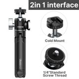  Ulanzi U-Vlog lite Mini Tripod with 360° Ball Head &amp; Cold Shoe Selfie Stick Tabletop Tripod for Camera iPhone Android Phone DSLR 