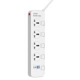  Ổ Cắm Điện Đa Năng 8-in-1 LDNIO SC4408C 2500W (4*Universal Outlet, 2*Type-C + 2*USB-A port) 