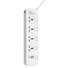  Ổ Cắm Điện Đa Năng 8-in-1 LDNIO SC4408C 2500W (4*Universal Outlet, 2*Type-C + 2*USB-A port) 