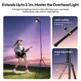  Ulanzi TT43 II 2.1M Reversible Leg Light Stand 2-in-1 Column Pole for Video Light Flat Pallet Portrait Photography Livestreaming 