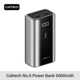  Pin Dự Phòng CUKTECH 6 6000mAh 55W (2*Type-C, Digital LED Display, Flight-approved, Self-charging/charging at the same time) 