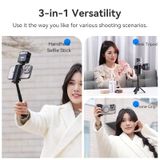  Ulanzi JJ02 Tripod with Remote 3-in-1 Versatility Selfie Stick Phone Grip with Cold Shoe Mounts Vertical Horizontal Shooting 