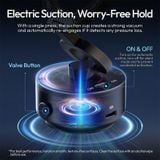  Ulanzi SK-22 Clip-On Electric Suction Cup MagMount 360° Rotation for Smartphone Livestreaming Car Window Kitchen Dressing Table 