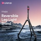  Ulanzi TT43 II 2.1M Reversible Leg Light Stand 2-in-1 Column Pole for Video Light Flat Pallet Portrait Photography Livestreaming 