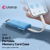  Ulanzi DC01 2-in-1 Portable Memory Card Case Dual-Slot 10Gbps with USB 3.1 controller for UHS-II / SD 4.0 Card for SD TF Cards 