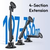  Ulanzi ZJ06 Suction Cup Mount for Featuring MagSafe Smartphones Four-Section Extendable Pole for Car Sunroof Windshield Window 