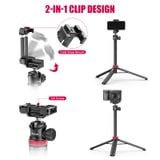  Gậy Chụp Ảnh Tích Hợp Tripod ULANZI MT-44 (60-80mm, Six-section height, 146.5cm height, 360° free adjustment) 