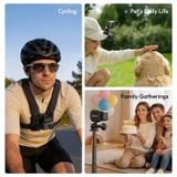  Ulanzi OA25 Magnetic Adapter for DJI Osmo Nano Camera Universal Neck Head Strap Mount Cycling Pet Family Daily Shot Selfie Stick 
