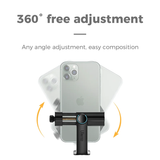  Ulanzi ST-17 Phone Holder Vertical Horizontal 360° Adjustable Phone Mount Clamp with Cold Shoe 1/4'' Tripod Adapter for Phone 