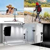  Ulanzi MT-49 1.9M Carbon Fiber Lighting Stand Portable Tripod Photography Light Stand for LED Light Flash Softbox Travel Monopod 