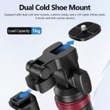  Tripod Dùng Cho Điện Thoại + Máy Ảnh ULANZI MT-78 (with Cold Shoe Mount, 1.85M, with Flexible Ball Head, with Remote Control, 1kg Load Capacity) 