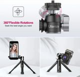 Ulanzi U-Vlog lite Mini Tripod with 360° Ball Head &amp; Cold Shoe Selfie Stick Tabletop Tripod for Camera iPhone Android Phone DSLR 