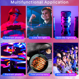  Ulanzi VL120 Full Color RGB Video Light 2500K-9000K LED Photography Lighting Dimmable Camera Light Live Vlog Fill Light 
