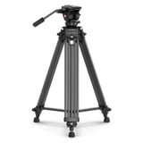  Ulanzi MT-81 Heavy Duty Video Tripod 1/4" 3/8" Screws 8KG Load for DSLR/Mirrorless/Cine Camera Camcorder with Fluid Head Tripod 