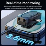  Ulanzi V6 3-in-1 Wireless Lavalier 2.4GHz Microphone 3.5mm / Lightning / Type-C For iPhone Android Laptop Camera Interview Vlog 