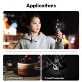  Ulanzi LM001 Pocket 3 Mini Light 3-Level Soft Light for DJI OSMO Pocket 3 for Photography Livestreaming Vlog LED Video Light 
