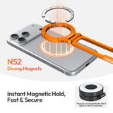  Ulanzi MA30S Carabiner Phone Stand Slim Version Dual-Sided Magnetic Handheld Desktop Stand Mode for Phone Outdoor Photography 