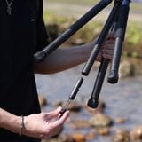  Ulanzi F38 Quick Release Video Carbon Fiber Travel Tripod 61 inch with Fluid Head F38 QR Plate DSLR Camera Tripod Monopod 