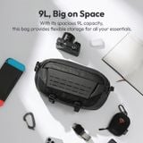  Ulanzi AB02 TAI Outdoor Sling Bag Camera Casual Bag Travel Street Photography Daily Commute Bag DIY Customize 9L Large Capacity 