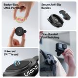  Ulanzi Quick-Release CK01 Basic Kit / CK02 Backpack Clip for Outdoor Travel Photography Action Cameras Adapter with 1/4" Thread 