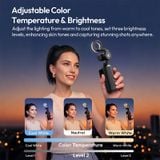  Ulanzi LM004 Compatible with Pocket 4 Gimbal Ring Light Photography Fill Light for Action Camera Group Shots Livestream Vlogging 