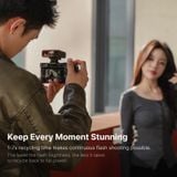  Ulanzi F12 Mini Camera Speedlite GN12 5600K for Sony Canon Nikon Fuji Olympus Pentax DSLR Camera with Universal Hot Shoe Mount 