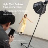  Ulanzi AT-05 2M Heavy Duty Light Stand Foldable Tripod with 1/4" Universal Mount for Photography Video Lights Cameras Livestream 