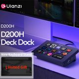  Ulanzi D200H Streaming Controller Deck Dock for Photography Desk Intelligent Lighting Control Office Assistant Streaming Control 