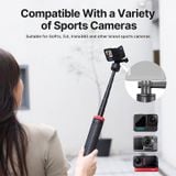  Ulanzi Go-Quick II 1.4m Extend Tripod for GoPro Hero 12 11 for Insta360 Selfie Stick Hand Grips Extension Rod Accessories 