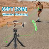  Ulanzi J12 Wireless Lavalier Microphone Lapel Microphones Set Short Video Recording Mini Mic For iPhone Android Live Broadcast 