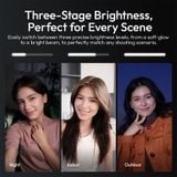  Đèn Trợ Sáng Máy Ảnh Từ Tính ULANZI IN07 2W Dùng Cho Insta360 & Go Ultra Camera (500mAh, 3-level Brightness, CRI: ≥95, 180° Rotation, 5600K, IPX4) 