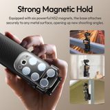  Ulanzi PK16 Quick-Release Magnetic Base for DJI Pocket 3 Action Camera for Railings Fridges Gym Camping 270° Flexible Adjustment 