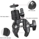  Ulanzi R099 Super Clamp With 360° Mini Ball Head Magic Arm Clip 1/4 Screw Hole for GoPro DSLR Camera Monitor LED Light Mic 