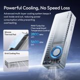  Ulanzi DT580 80Gbps M.2 NVMe SSD Enclosure for Windows/macos Systems Magnetic Attach Smart Circuit Protection For Data Engineers 