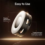  Ulanzi ML05 MagLock Fill Light 2500-9000K Dual-Sided Magnetic Phone Grip Ring-Shaped Soft Light for Food Review Livestream Vlog 