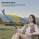  Ulanzi MT90 Cka Quick-Release Tripod 2-in-1 Tripod &amp; Selfie Stick for Outdoor Vlog Travel Livestreaming Shots with Backpack Clip 