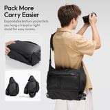  Ulanzi U023 Urban Daily Shoulder Bag Sling Travel Shoulder with Divider Adjustable Strap Crossbody Carry for Photography Camera 
