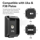  Ulanzi UKA01 Uka Quick Release Plate and Base Kit 20KG Load for Photograph Camera Accessories Compatible with Uka F38 Plates 