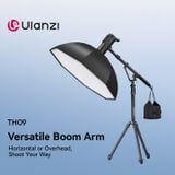  Ulanzi TH09 Versatile Boom Arm 1.34M 5KG Load Tripod with Dual Locking Mechanism for Camera Softbox Video Light Livestreaming 