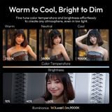  Ulanzi ML05 MagLock Fill Light 2500-9000K Dual-Sided Magnetic Phone Grip Ring-Shaped Soft Light for Food Review Livestream Vlog 