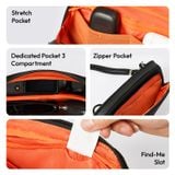  Ulanzi YY08 TechLite Sling Bag 2L Smart Storage Shoulder for Action Camera Livestream Vlog Shot for Outdoor Casual Days Out Trip 
