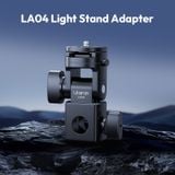  Ulanzi LA04 Light Stand Adapter with 1/4" Mount for Phone Stands Cameras Video Fill Lights with Cold Shoe Quick-release Plate 