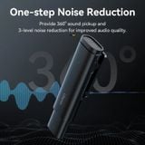  Ulanzi VM-10 Wireless Lavalier Microphone Portable Audio Video Recording Mic For iPhone 16 15 14 Android Live Broadcast Gaming 