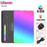  Ulanzi VL120 Full Color RGB Video Light 2500K-9000K LED Photography Lighting Dimmable Camera Light Live Vlog Fill Light 