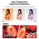  Ulanzi UA20C 20W RGB Magnetic Air Tube Light 1800K-10000K for Home Studio Livestreaming Full Color RGB Creative Lighting Effects 
