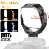 Ulanzi VIJIM VL66 3200k-6500k Vlog Fill Light 360° Rotatable LED Video Light Extend Cold Shoe 2000mAh Battery with Light Stand